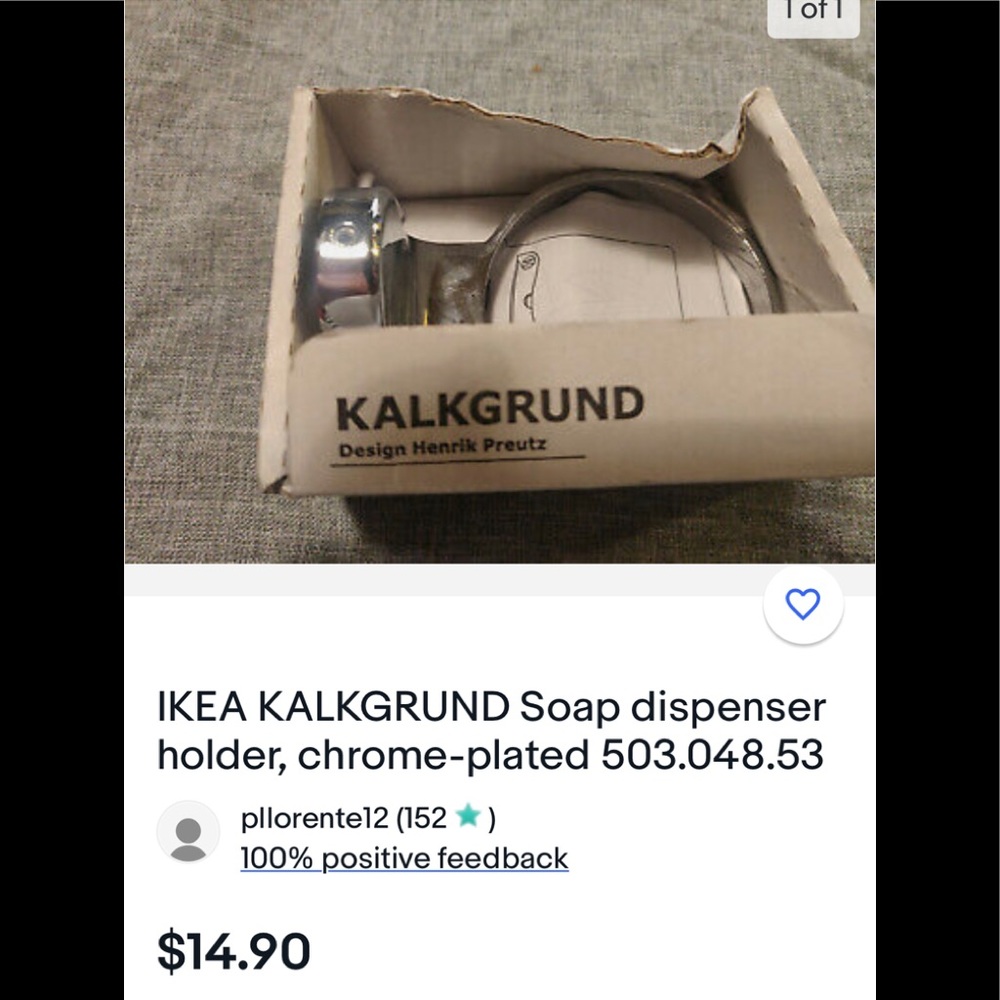 🎈5 for $15🎈IKEA soap dispenser holder